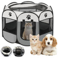 Tente Pliable Portable Pour Chat, Maison Pour Chat, Voyage En Plein Air, Cage Pour Chat/Chien, Clôture Octogonale, Cage Pour Animaux De Compagnie, Opération Facile