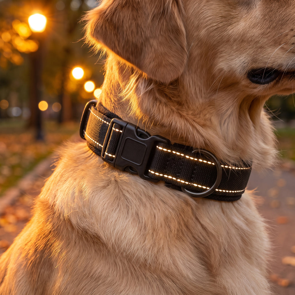 Collier pour chien réglable disponible en 8 tailles, du XXS au XXXL