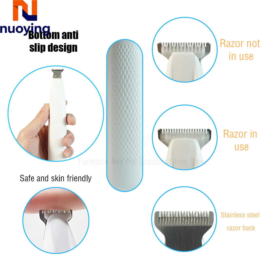 Nouvelle Tondeuse À Poils Pour Chien Avec Lumière LED, Lame Large De 18 Mm, Entièrement Étanche, Tondeuse À Poils Pour Animaux De Compagnie Avec Affichage Numérique LED, Faible Bruit, Tondeuse De Toilettage Pour Animaux De Compagnie