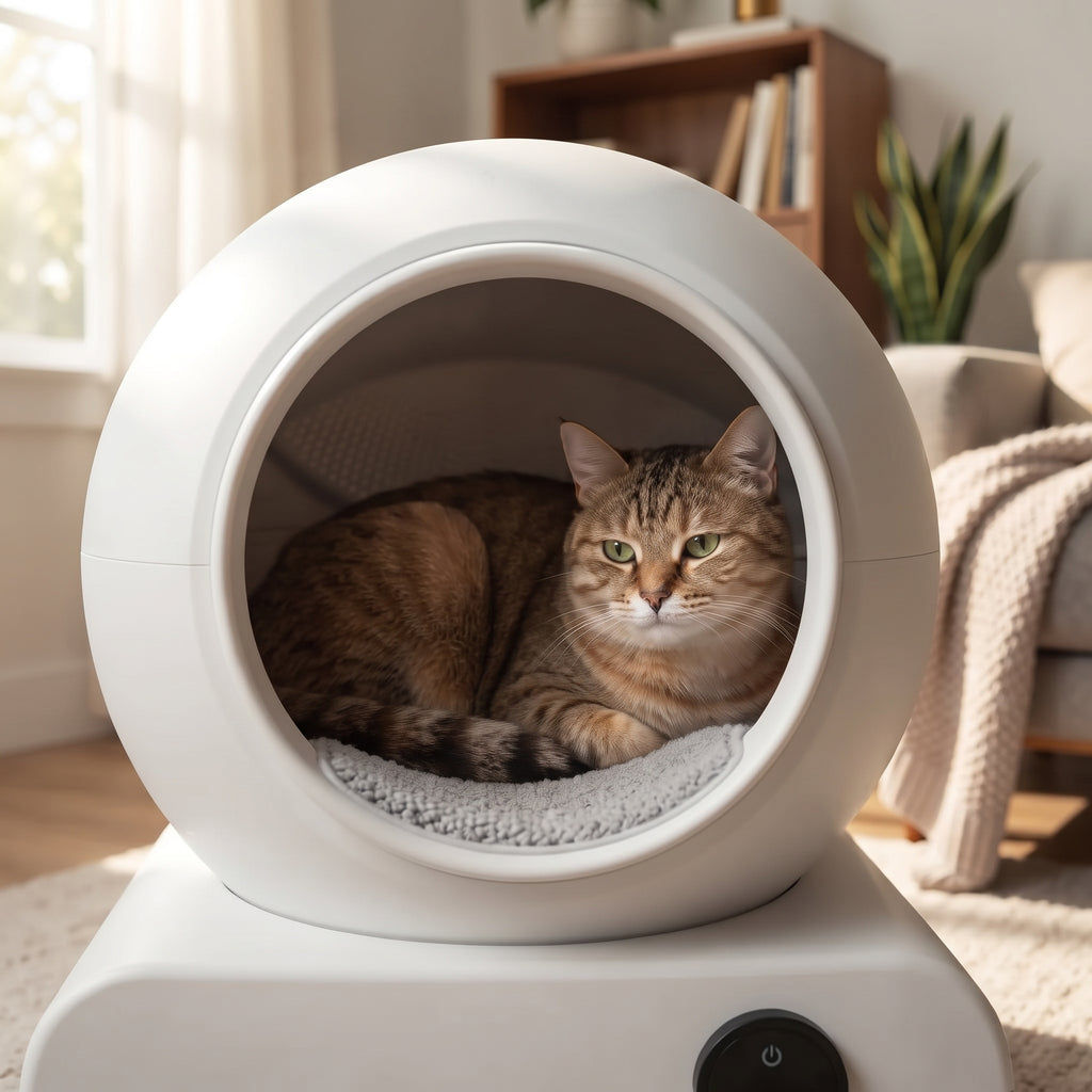 Litière autonettoyante pour chat