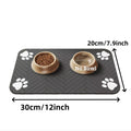 Tapis D'Alimentation Pour Animaux De Compagnie, Napperon Absorbant Pour Animaux De Compagnie, Support En Caoutchouc, Tapis D'Eau À Séchage Rapide Pour Chien Et Chat, Bol De Nourriture Et D'Eau Avec Étanche