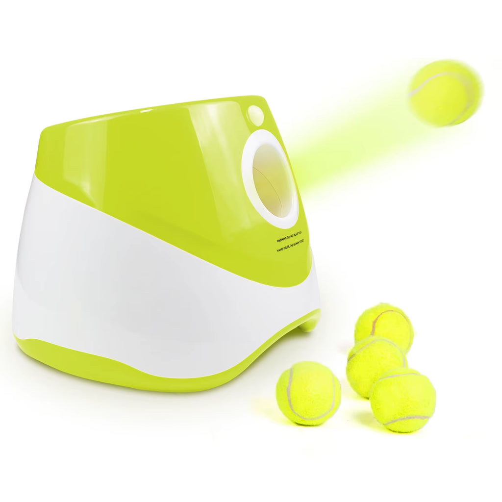 Lanceur De Tennis Automatique Pour Animaux De Compagnie, Jouets Pour Chiens, Jouet De Chasse Pour Chiens, Flipper, Lancer Coule Amusant, Catapulte Aste Avec 3 Balles