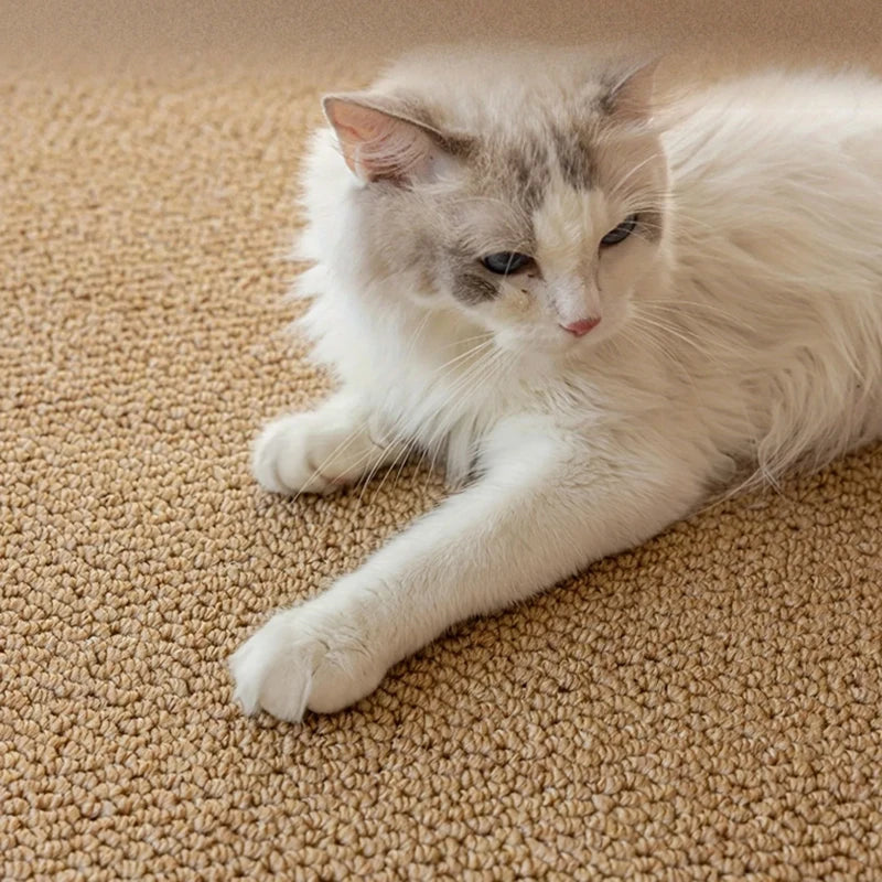 Tapis griffoir sisal découpable motif ananas