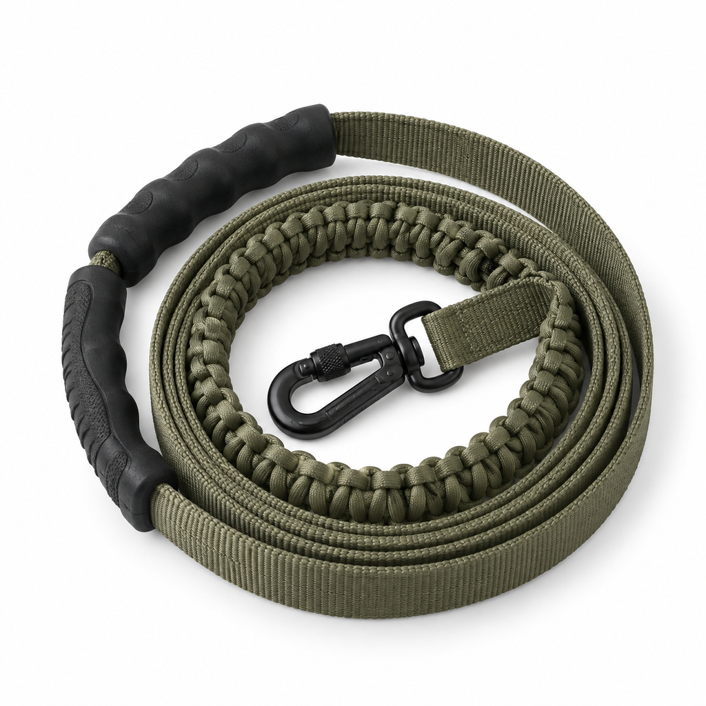Laisse tactique anti-traction pour chien - coloris disponible