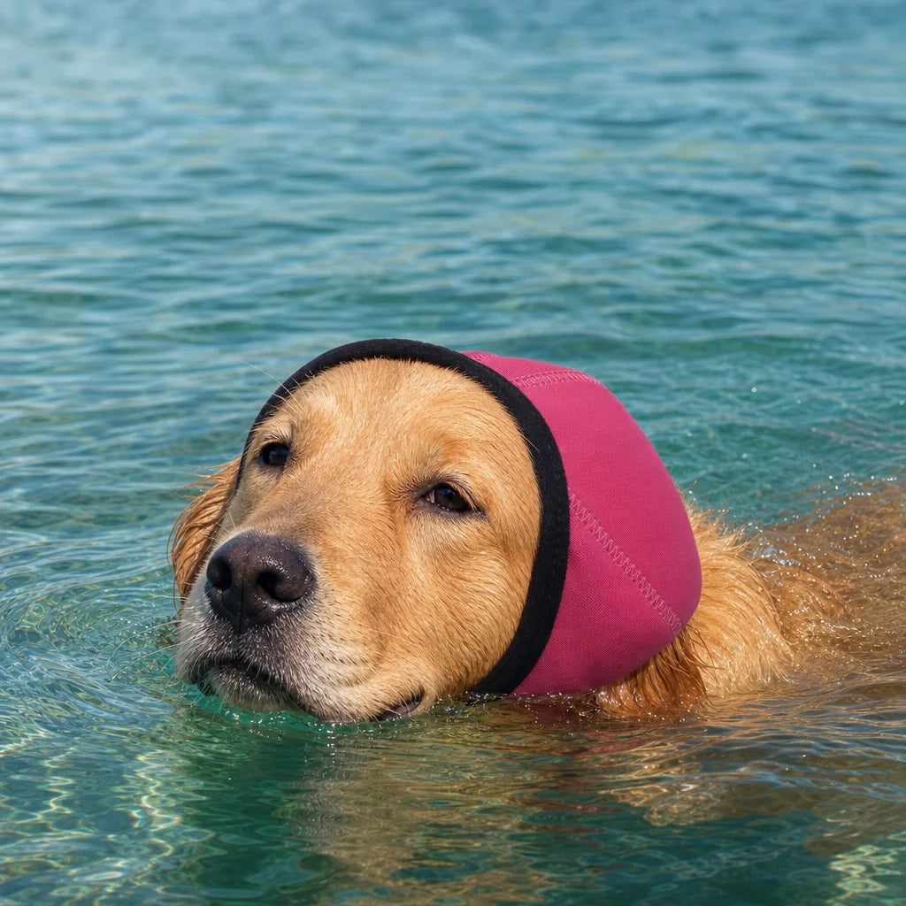 Cagoule anti-anxiété et anti-parasites pour chien