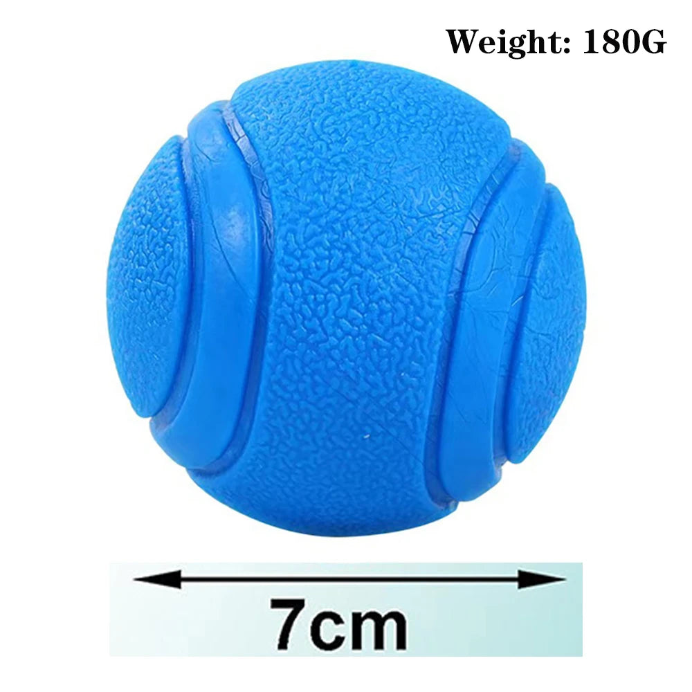 Balle solide élastique pour chien et chat