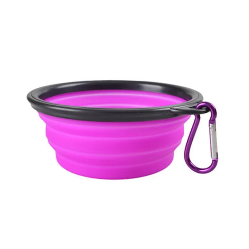 Gamelle pliable en silicone pour chien et chat