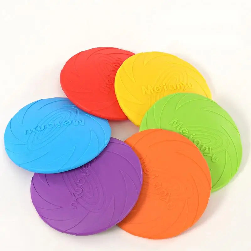 Frisbee flottant en caoutchouc pour chien
