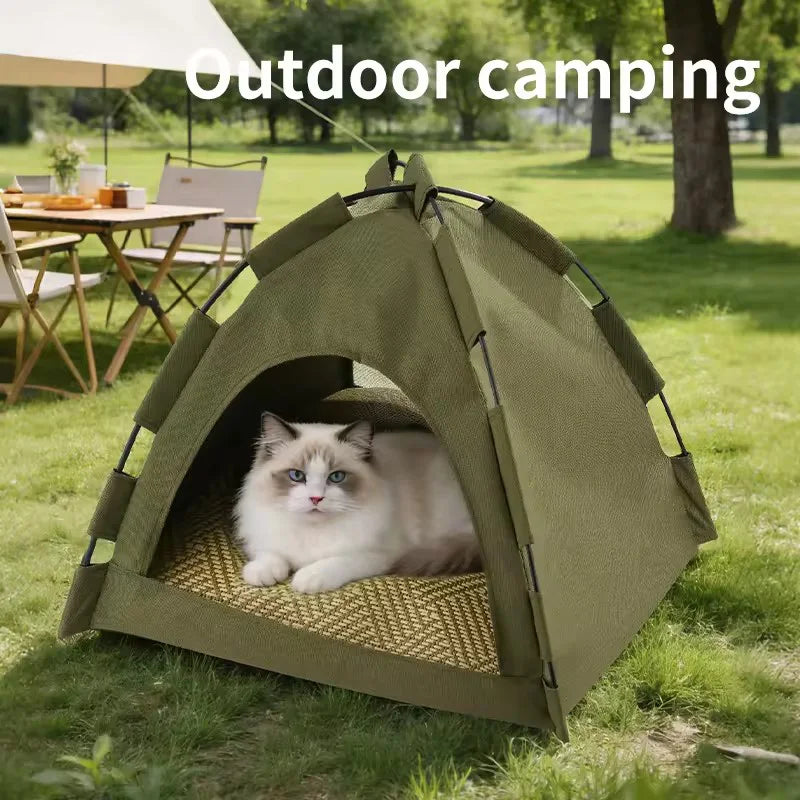 Tente pliable 4 saisons pour chat et petit chien