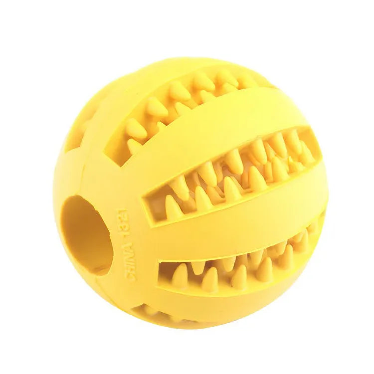 Balle à mâcher distributrice de friandises pour chien