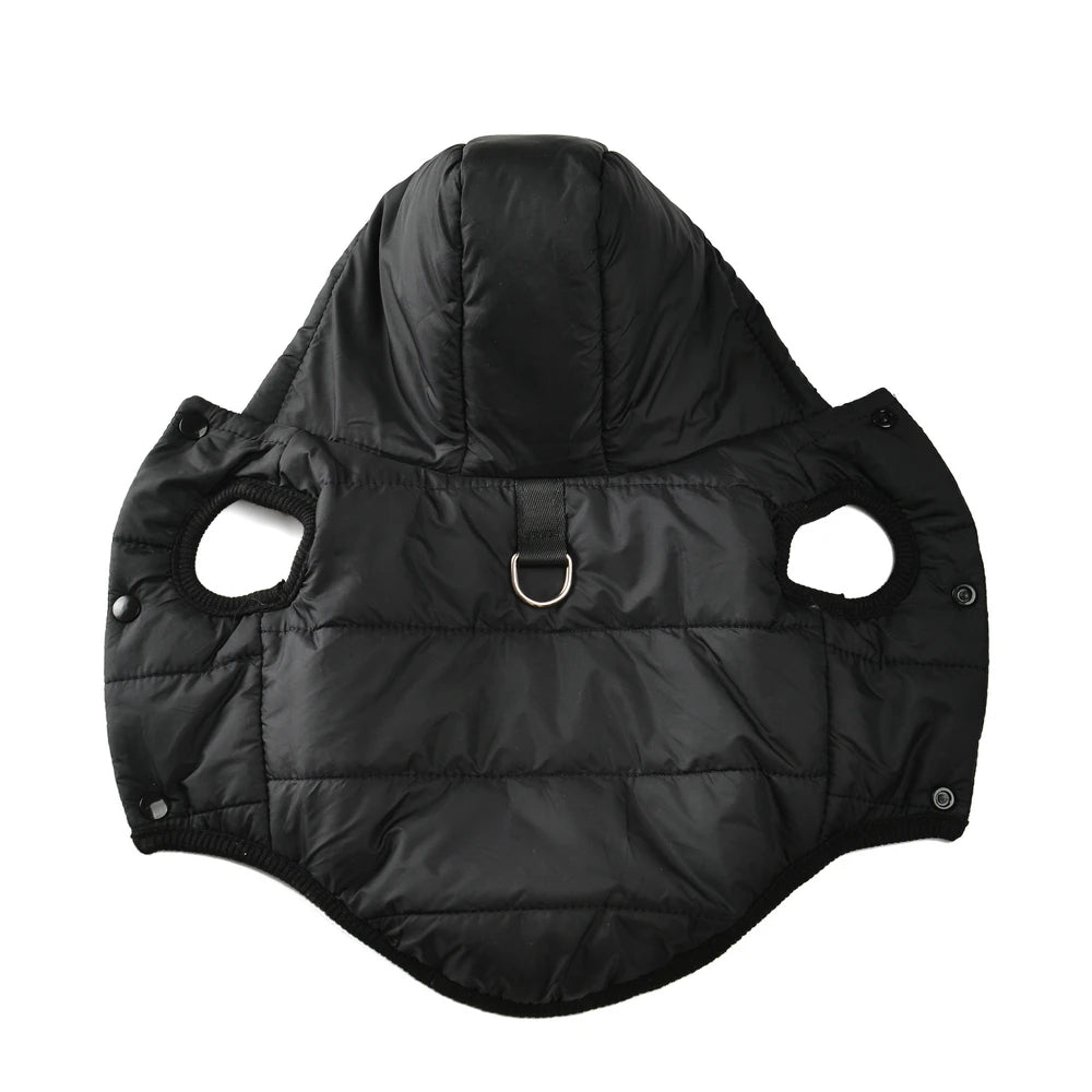 Manteau polaire à capuche pour chien