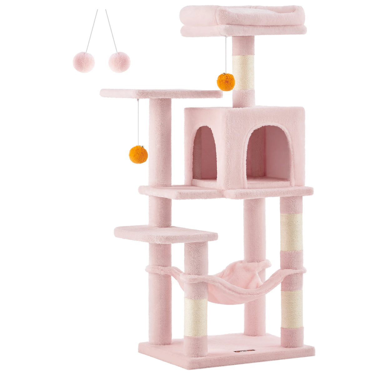 Arbre à chat 112cm multi-niveaux avec griffoirs