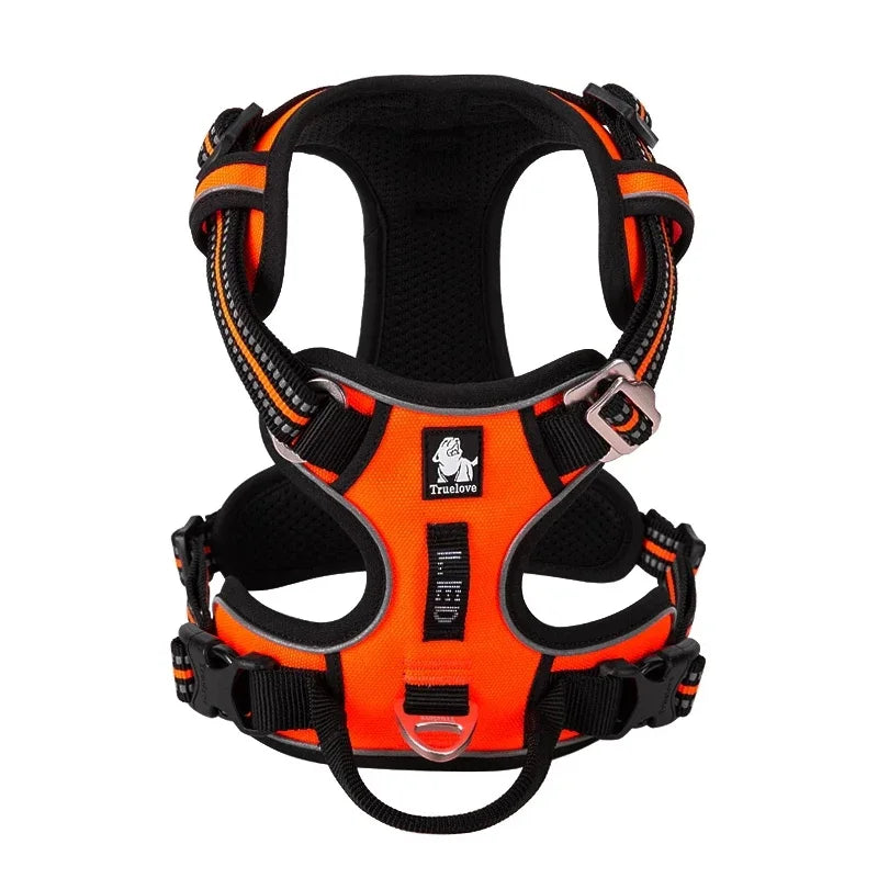 Harnais anti-traction réfléchissant pour chien