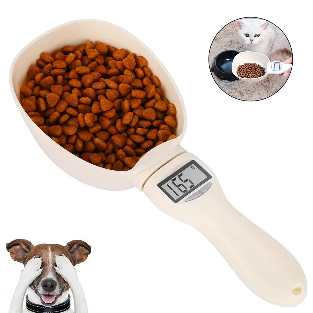 Balance électronique doseuse pour croquettes chien et chat
