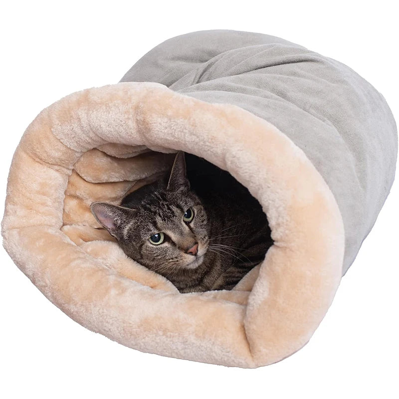 Sac de couchage chaud semi-fermé pour chat (modèle 2)