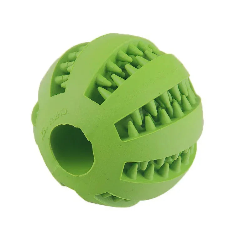 Balle à mâcher et nettoyage dentaire pour chien