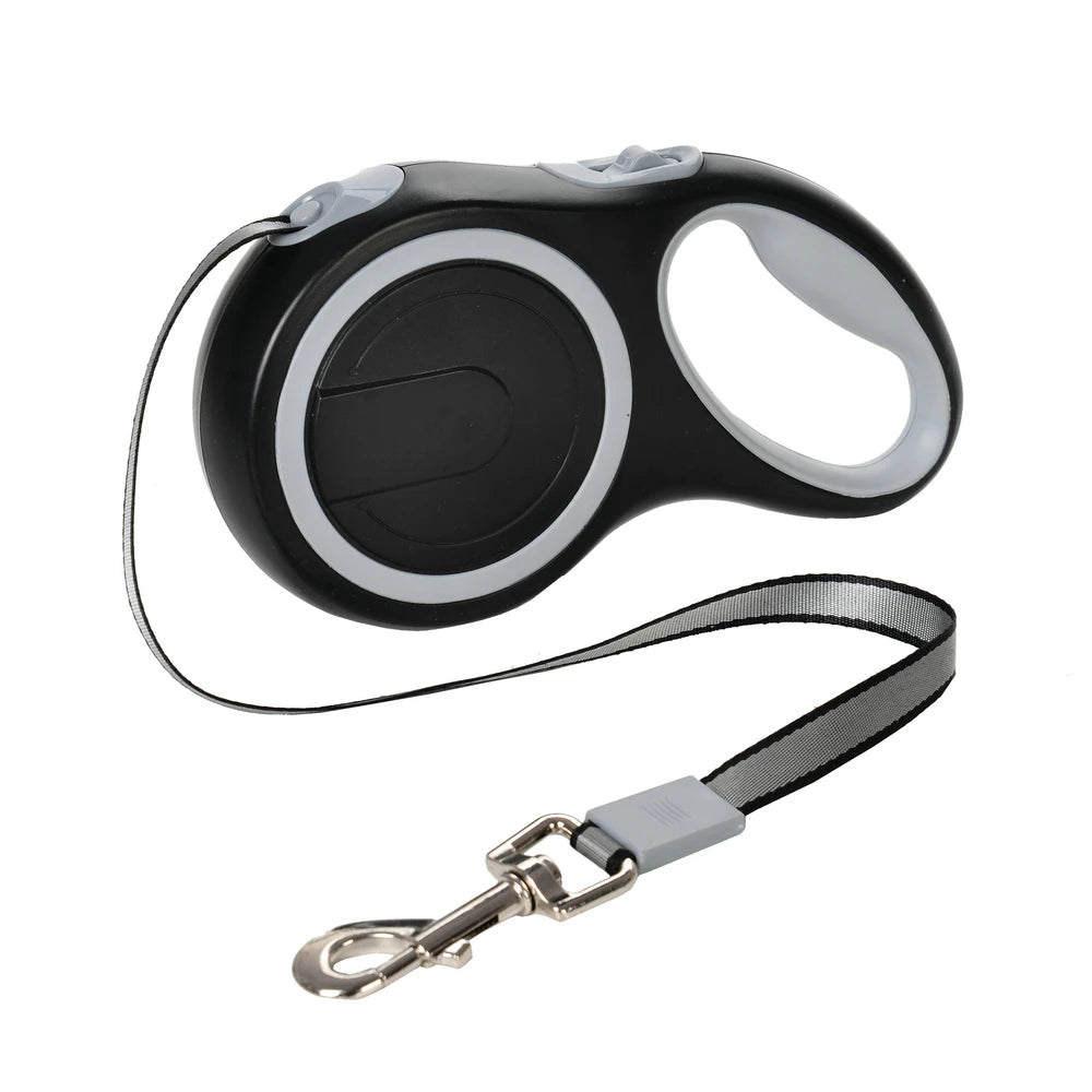 Laisse rétractable longue portée pour grand chien