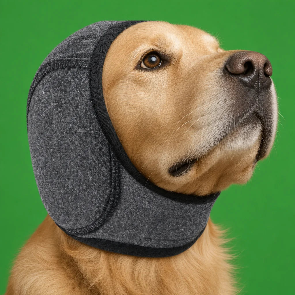 Cagoule anti-anxiété et anti-parasites pour chien