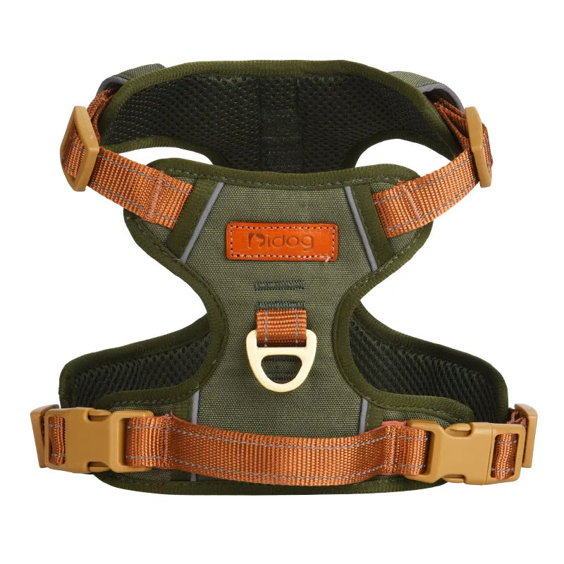 Harnais baudrier rétro anti-rupture pour chien