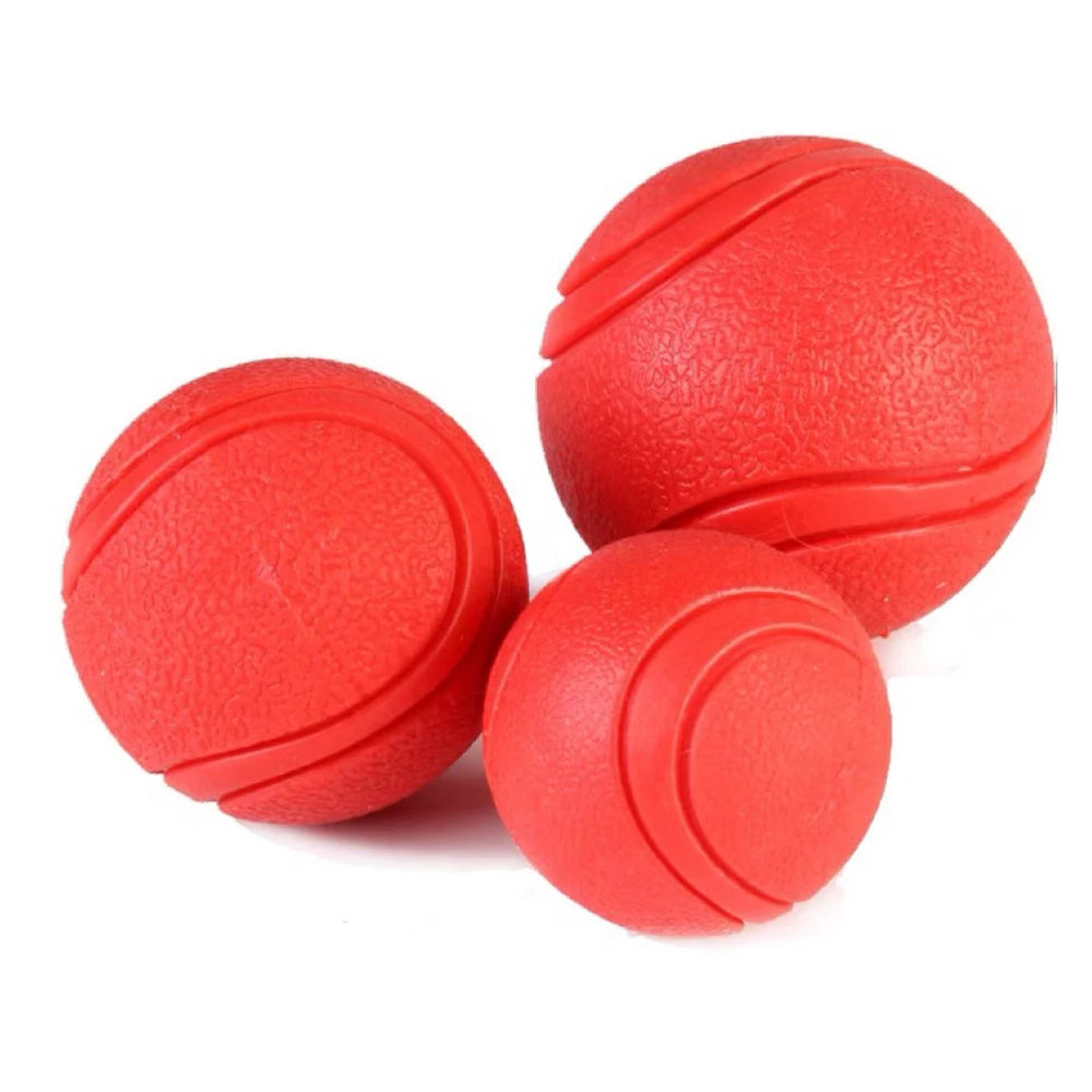 Balle solide élastique pour chien et chat
