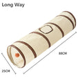 Tunnel pliable en tissu 4 formes pour chat