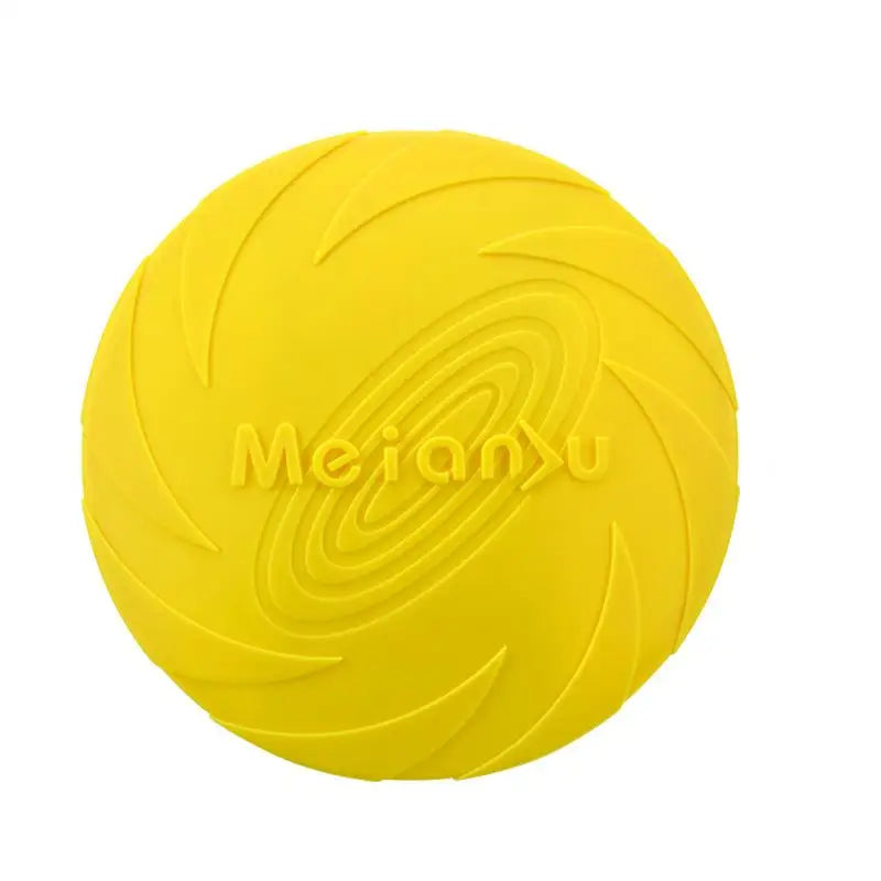 Frisbee flottant en caoutchouc pour chien