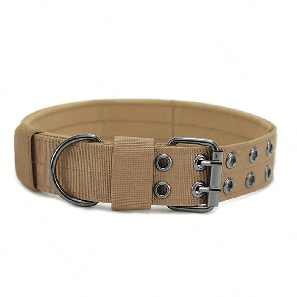 Collier tactique militaire réglable pour chien