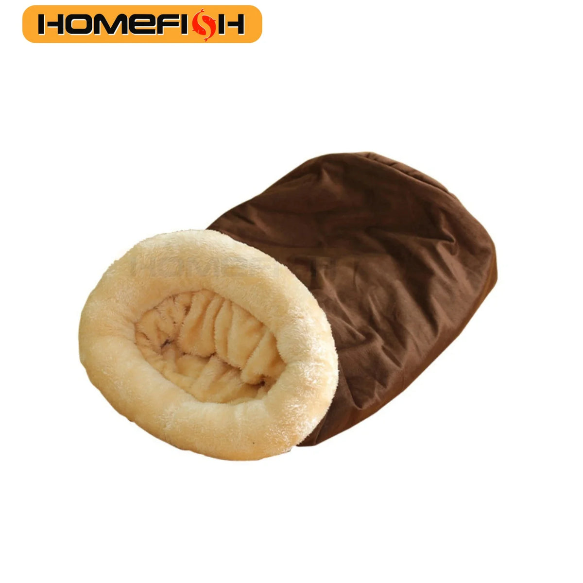 Sac de couchage chaud semi-fermé pour chat