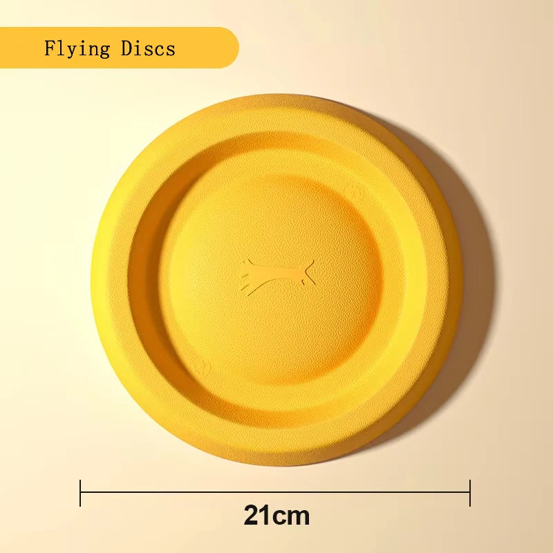 Lot de 4 jouets EVA résistants pour chien (frisbee, balles, anneau)