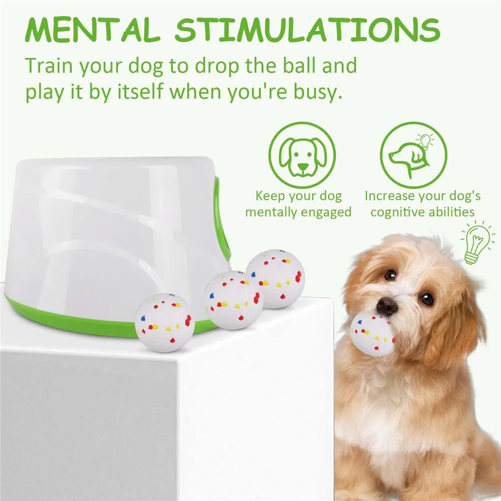 Lanceur de balles automatique intérieur/extérieur pour chien