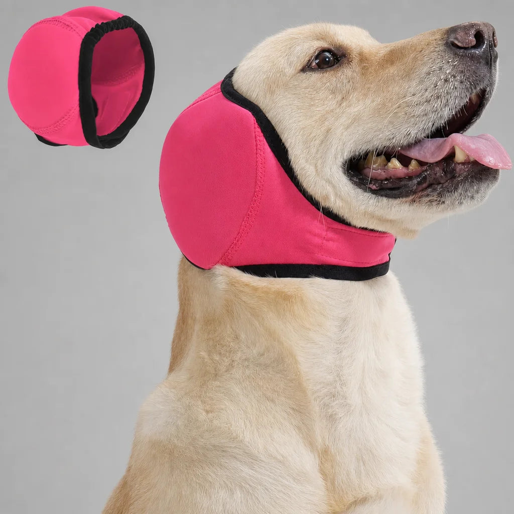 Cagoule anti-anxiété et anti-parasites pour chien