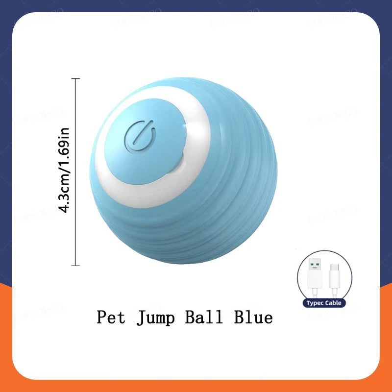 Balle interactive automatique rechargeable pour chat