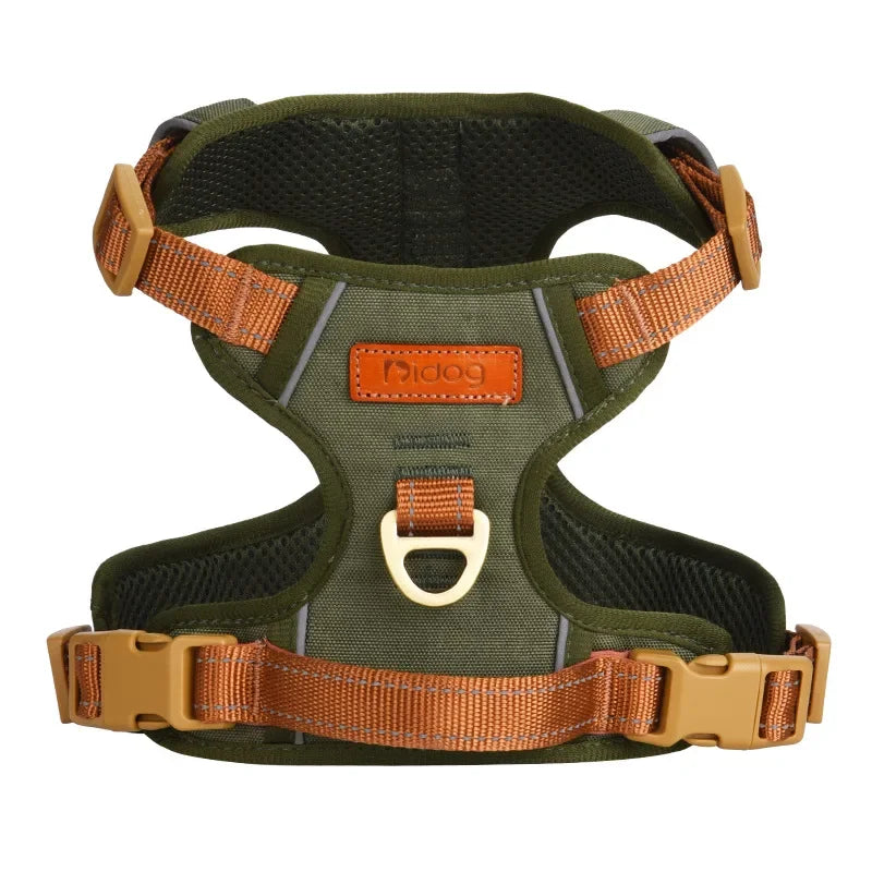 Harnais baudrier rétro anti-rupture pour chien