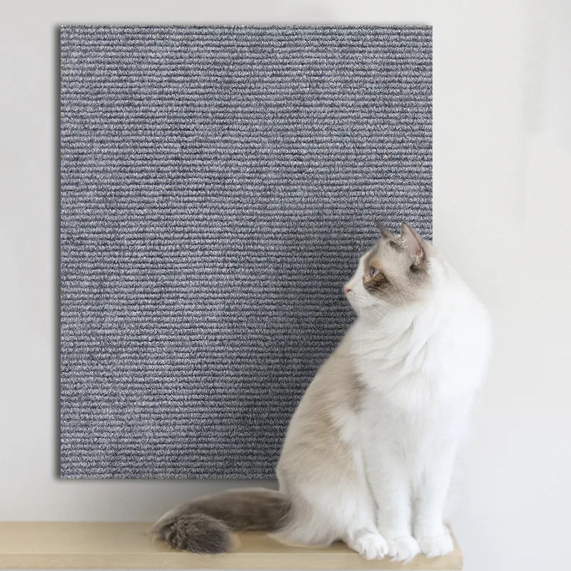 Tapis griffoir auto-adhésif découpable pour chat
