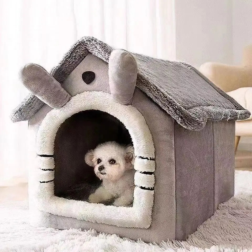 Maisonnette lit 4 saisons pour petit chien et chat