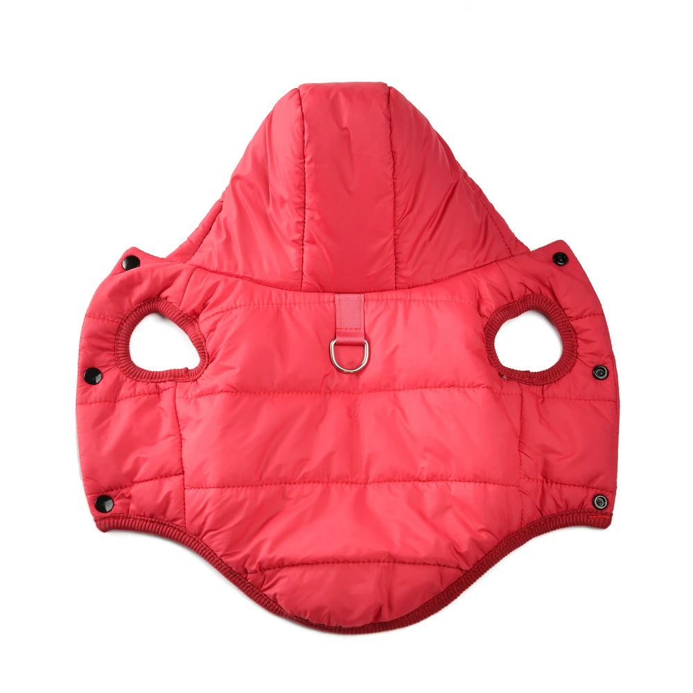 Manteau polaire à capuche pour chien