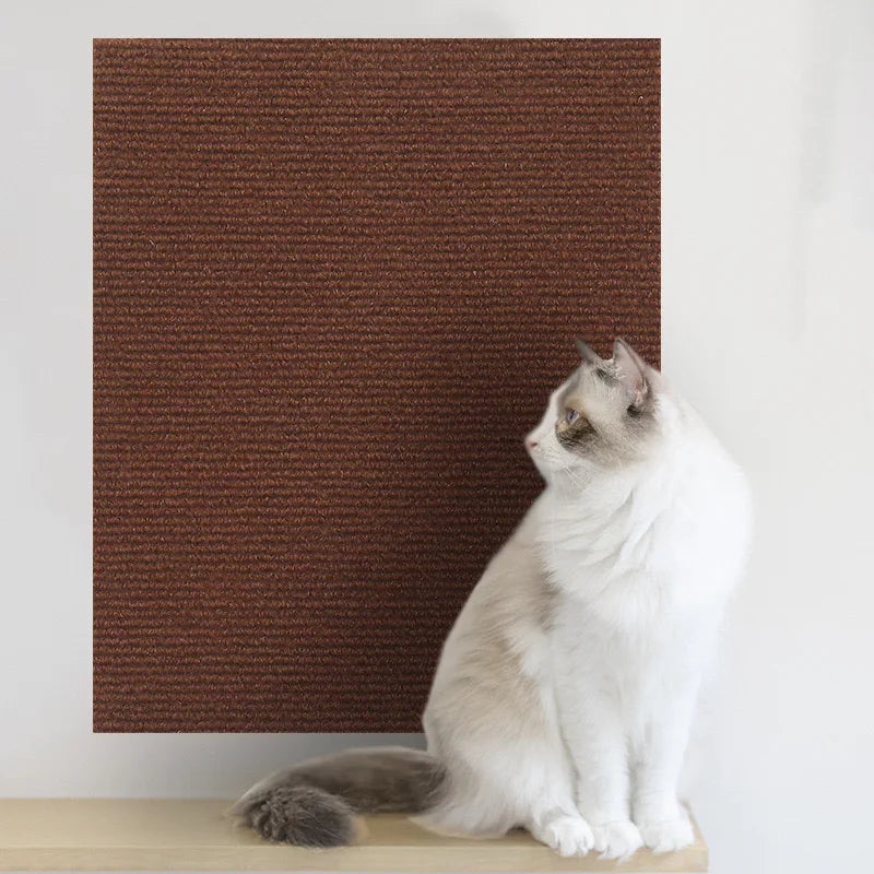 Tapis griffoir auto-adhésif découpable pour chat