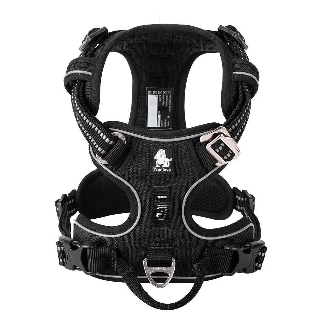 Harnais anti-traction réfléchissant pour chien