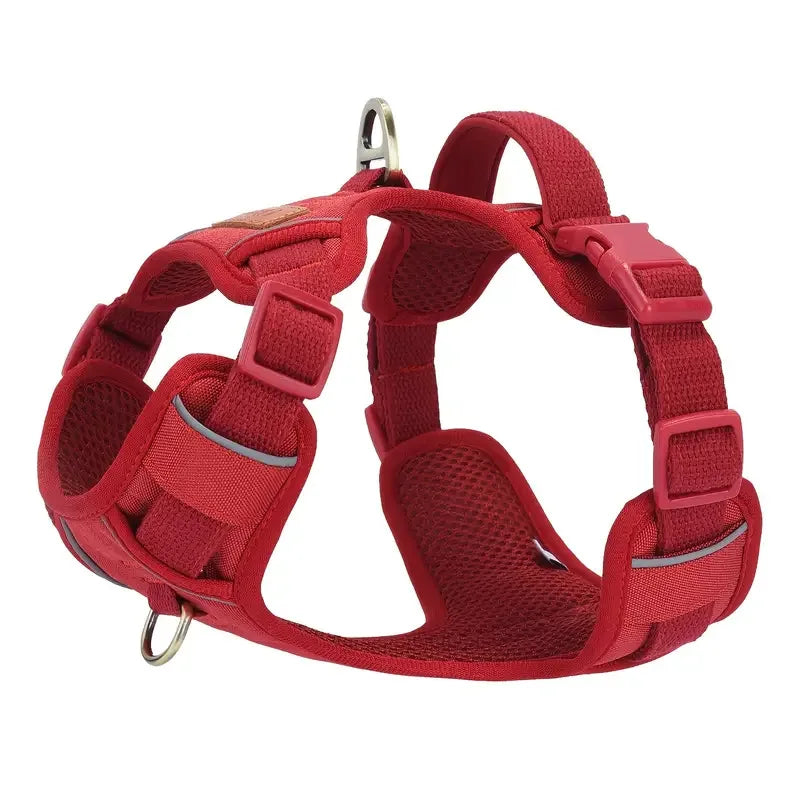Harnais baudrier rétro anti-rupture pour chien