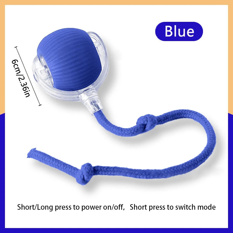 Balle interactive automatique rechargeable pour chat