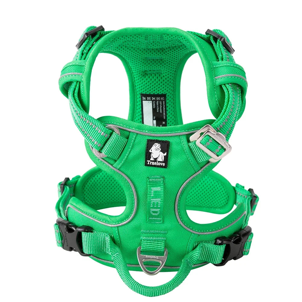 Harnais anti-traction réfléchissant pour chien