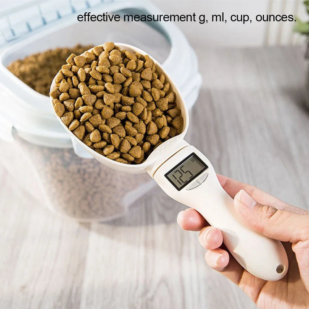 Balance électronique doseuse pour croquettes chien et chat