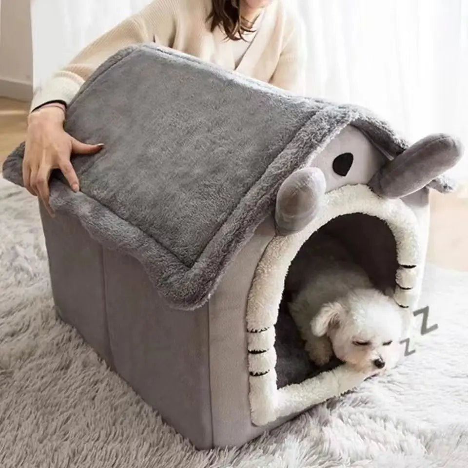 Maisonnette lit 4 saisons pour petit chien et chat
