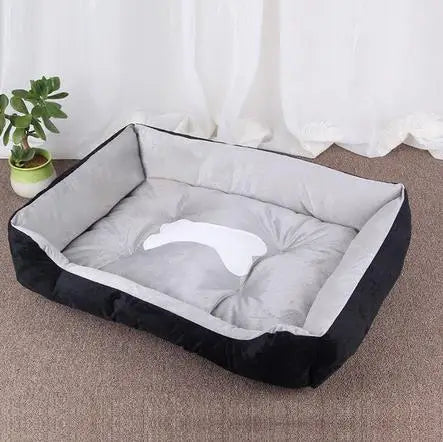 Panier carré chaud pour grand chien et chat