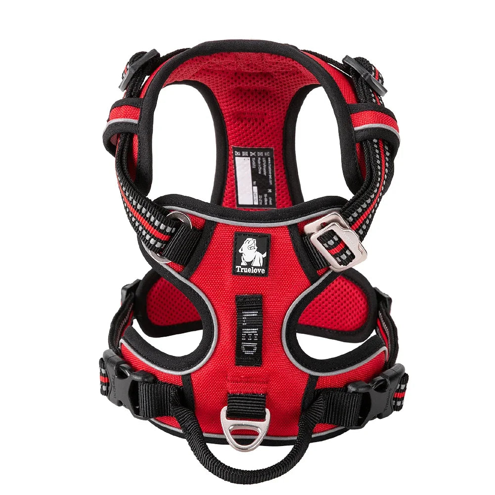 Harnais anti-traction réfléchissant pour chien