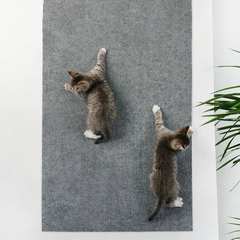 Tapis griffoir auto-adhésif découpable pour chat