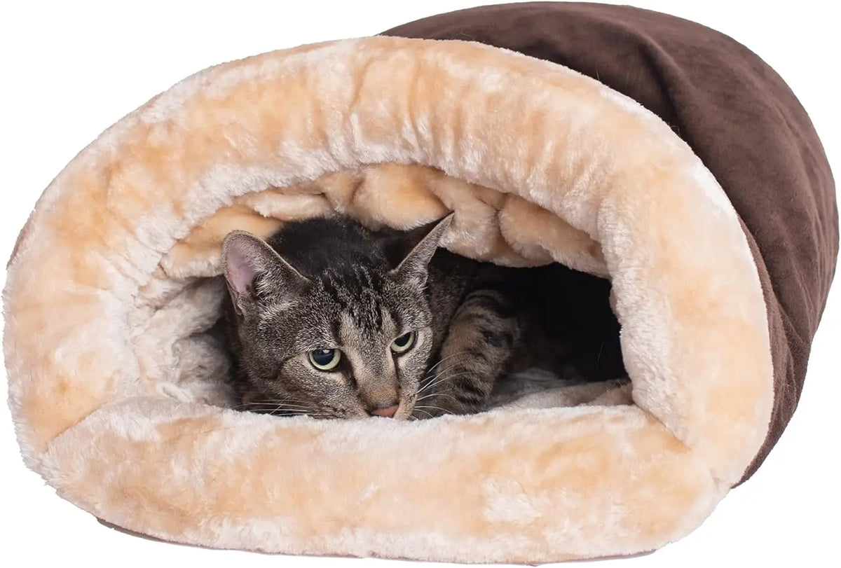 Sac de couchage chaud semi-fermé pour chat (modèle 2)
