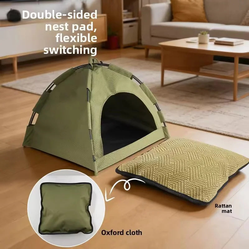 Tente pliable 4 saisons pour chat et petit chien