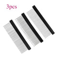 Lot de 3 brosses en inox pour chien et chat