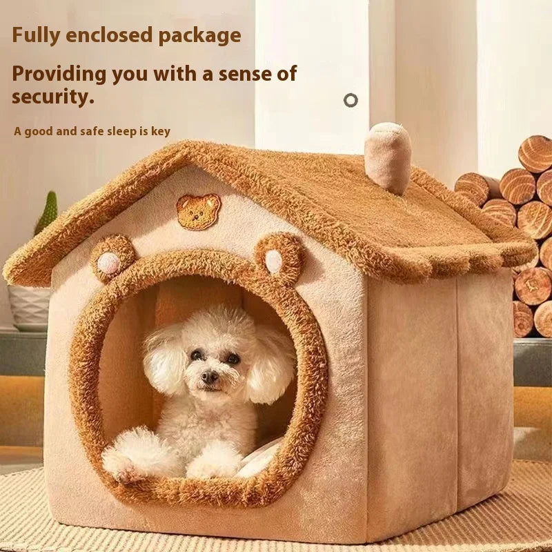 Maisonnette lit 4 saisons pour petit chien et chat